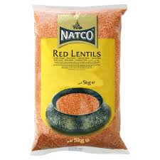 Red lentils polished 5kg